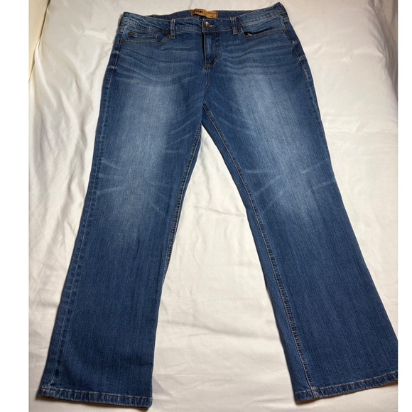 Seven7 Other - Seven7 Straight Fit Jeans Mens 38x32 Blue Excellent Stretch Denim Pants
